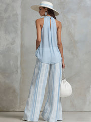 Light Blue Chiffon Shirt