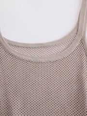 Casual Retro Gray Knitted Vest